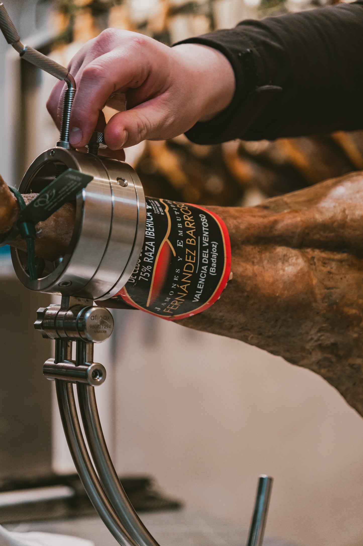 Jamón cebo de campo 75% raza ibérica