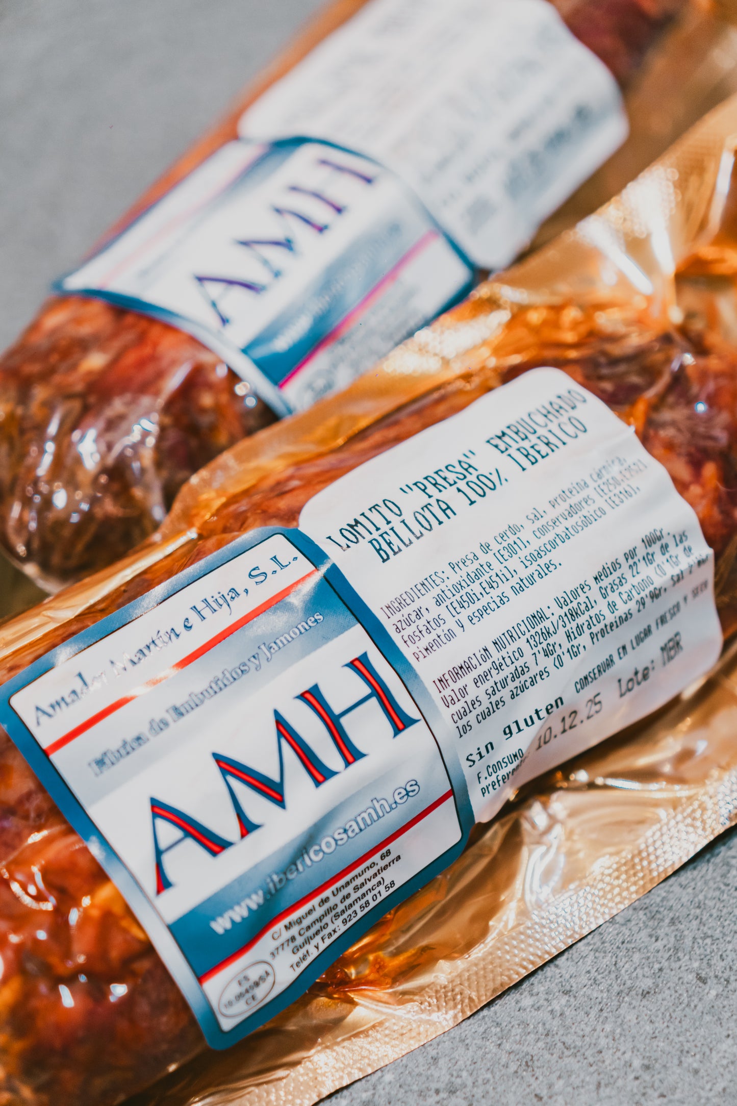 Lomito "presa" embuchado bellota 100% ibérico