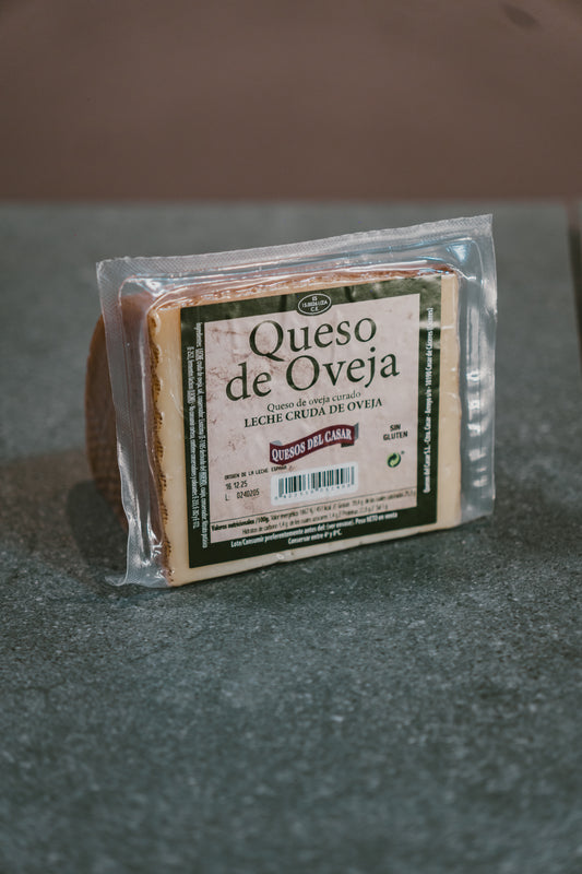 Queso de oveja curado leche cruda de oveja