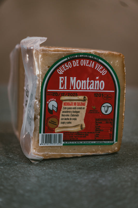 Queso de oveja viejo El Montaño