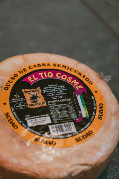 Queso de cabra semicurado de tio cosme