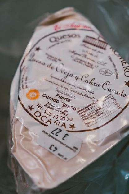Queso de oveja y cabra curado Quesos Romero