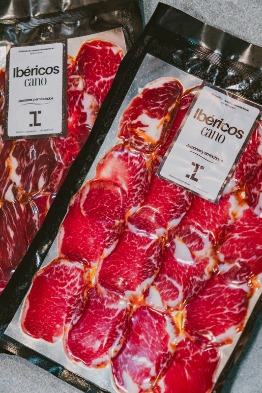 Loncheado lomito  "presa" embuchado cebo de campo 75% ibérico